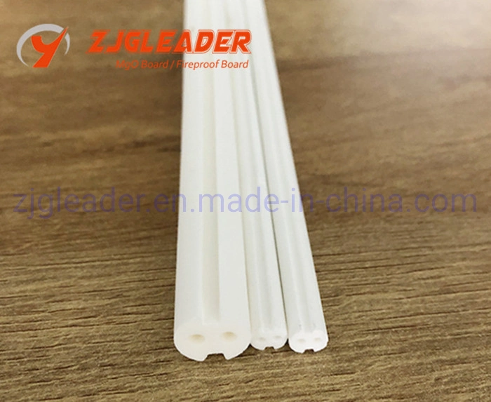 Zjgleader High Purity Magnesium Oxide Tube MGO Rod Tube for Electric Ceramic Use