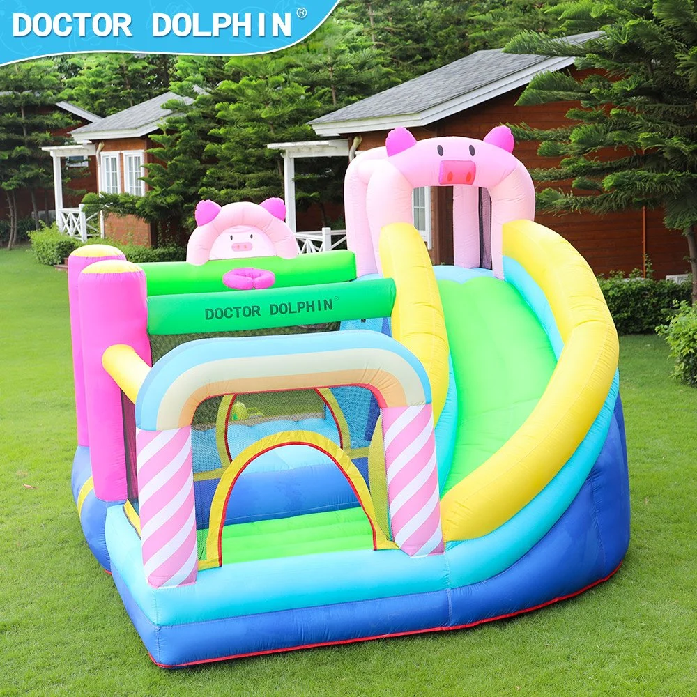Indoor or Outdoor Inflatable Jumping House, Inflatable Castle with Slide for Kids