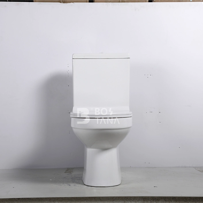 Diseño Europeo Washdown Sanitary Ware barato P-Trap dos piezas de inodoro