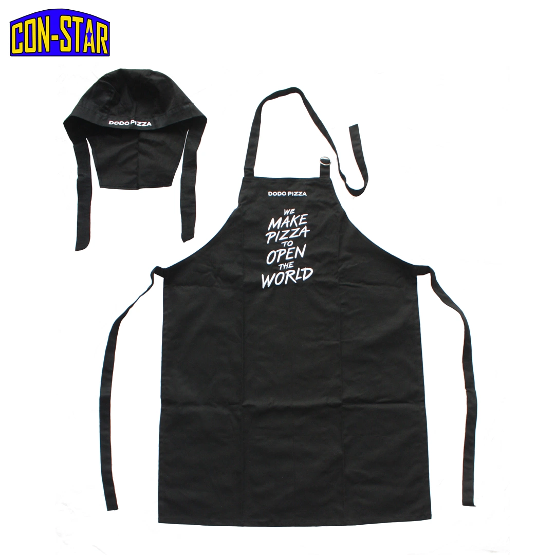 Apron Hat Set Kitchen Working Set Promotional Apron Set