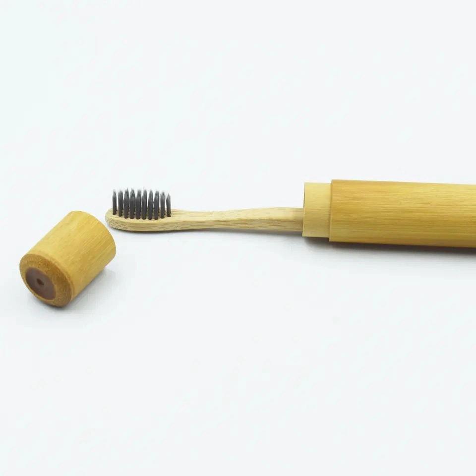 New Arrival Eco-Friendly Bamboo Toothbrush with Bamboo Case