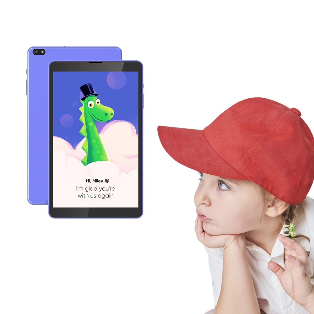 OEM ODM Kids Smart Android écran tactile 8 pouces 2 Go RAM 32 Go ROM Tablet PC avec Bt. WiFi