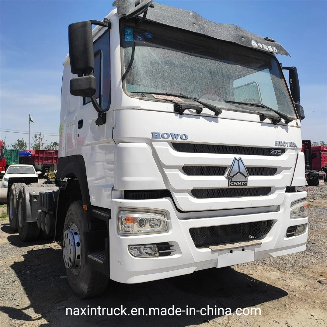 HOWO Sinotruk chariot utilisé 371/375/420camion de transport HP 6X4 10 Wheeler d'entraînement gauche de la tête de chariot tracteur