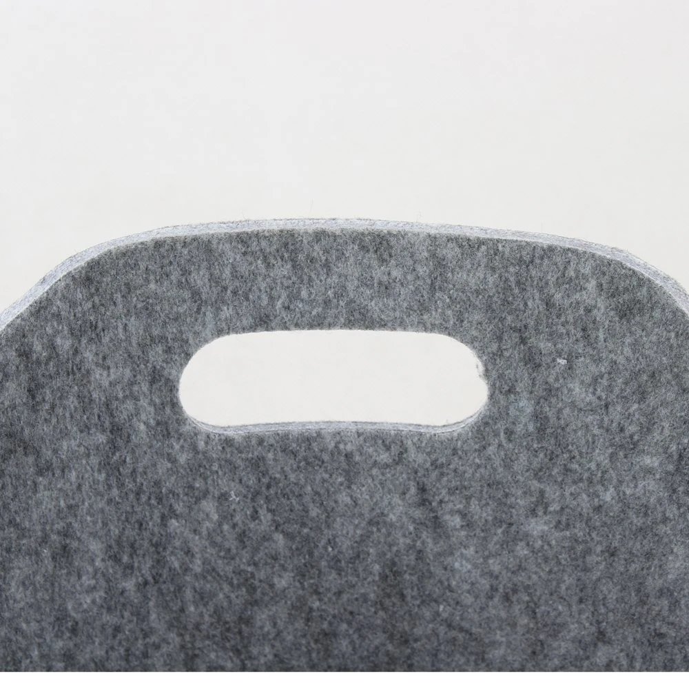 Eco-Friendly Hot Sales 2022 Rectangle Long Handle Recyclable P. E. T Felt Fabric Collapsible Storage Box