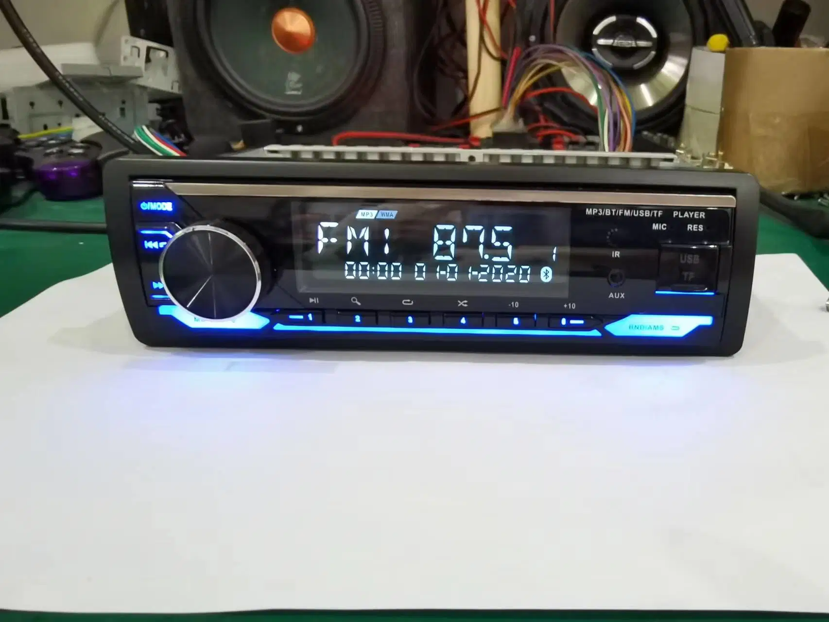 New Model Car Stereo FM Radio Audio with Aux, Bluetooth and DSP Function