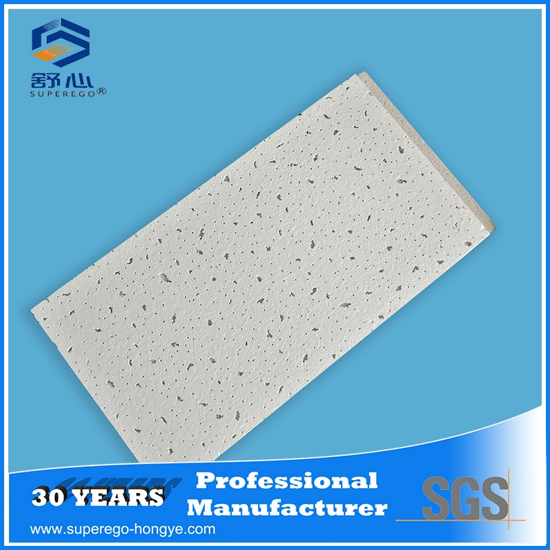 High quality/High cost performance  Acoustic Mineral Fiber Ceiling 603X603X12mm, 15mm, 18mm, 20mm