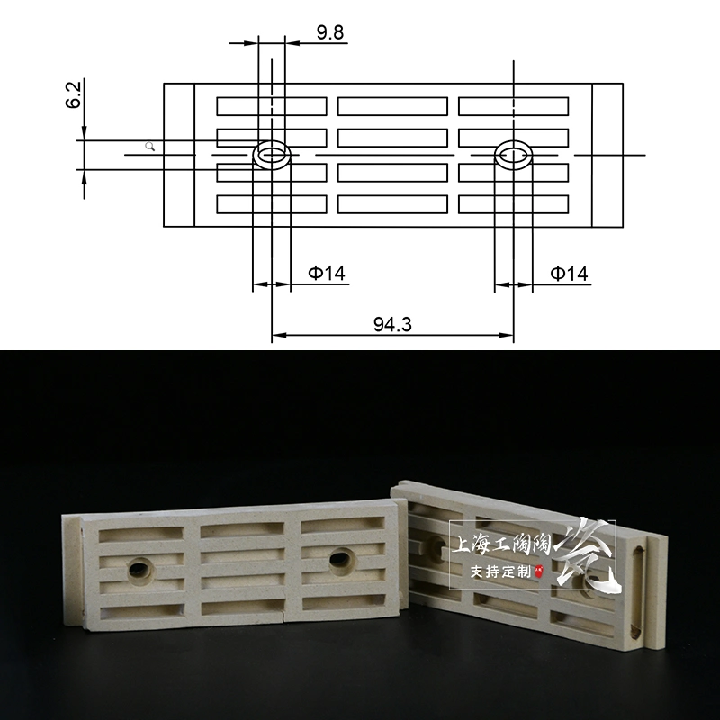 99% 95% Alumina Ceramic Plates Al3o3 Ceramic Refractory Plate