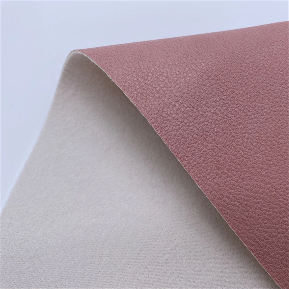 Soft Hand Feel Faux Leather Fabrics Wholesale/Supplier Faux Leather