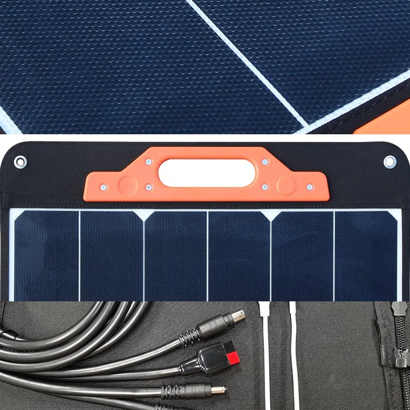 2023 Hot Sale Foldable Flexible Solar Panel ETFE Solar Cell 100W 200W for Marine Rvs Climbing Travel