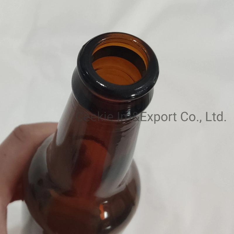 Good Quality 330ml Brown Transparent Glass Bottle Wine Bottle Beer Bottle Beer Glassware