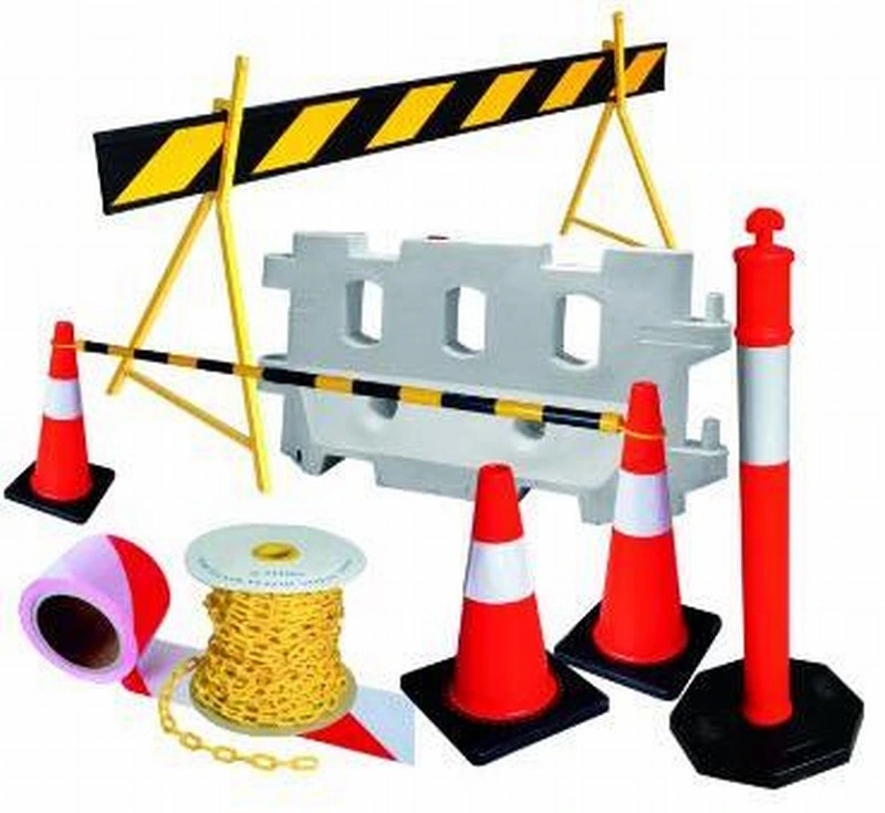Plastic Extendable Road Barricade Retractable Traffic Safety Cone Bar