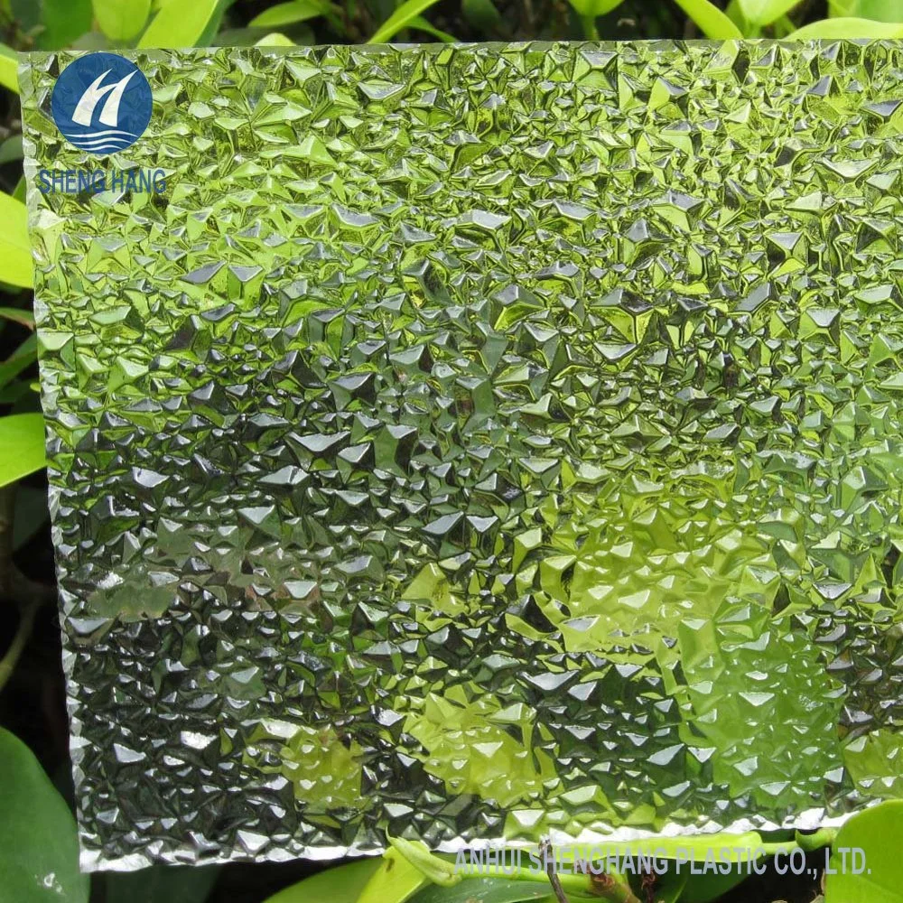 Factory Price Plastic Diamond PC Board Polycarbonate Embossed Solid Sheet