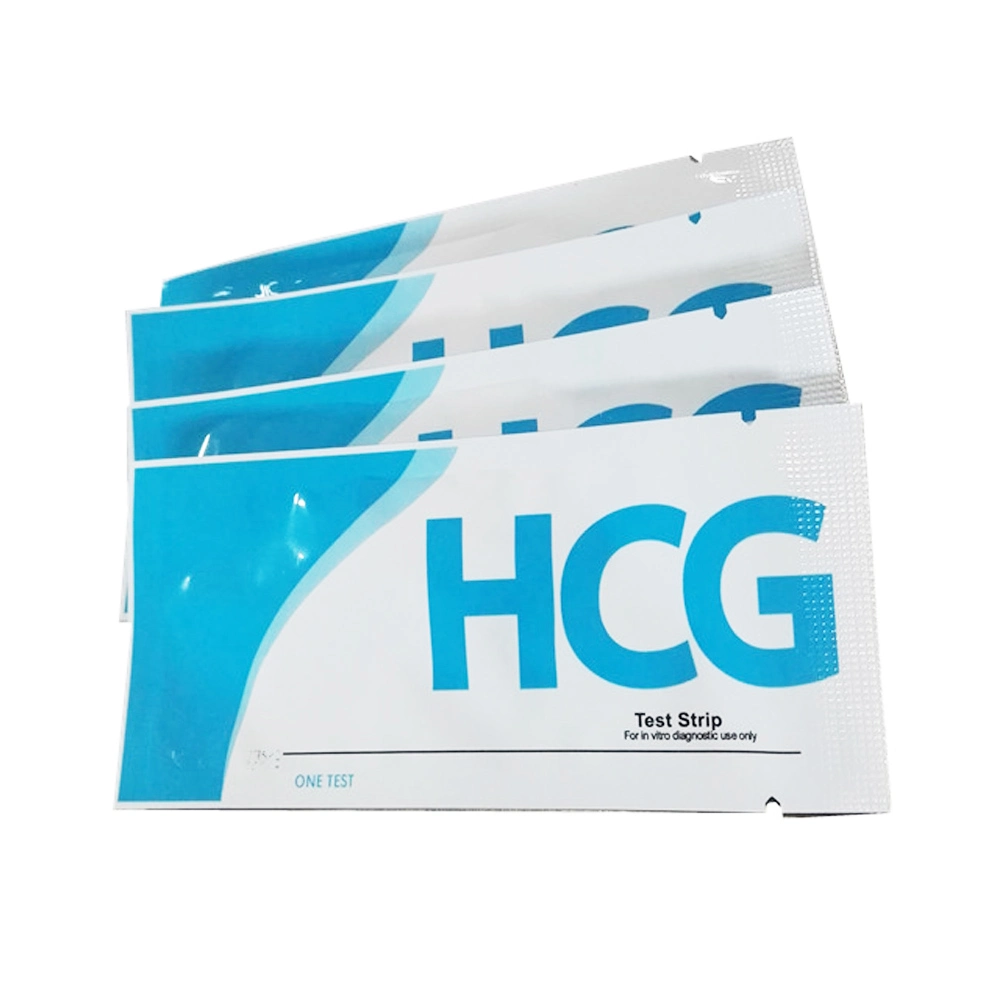 La alta precisión de diagnóstico rápido HCG en orina Prueba de embarazo Cassette