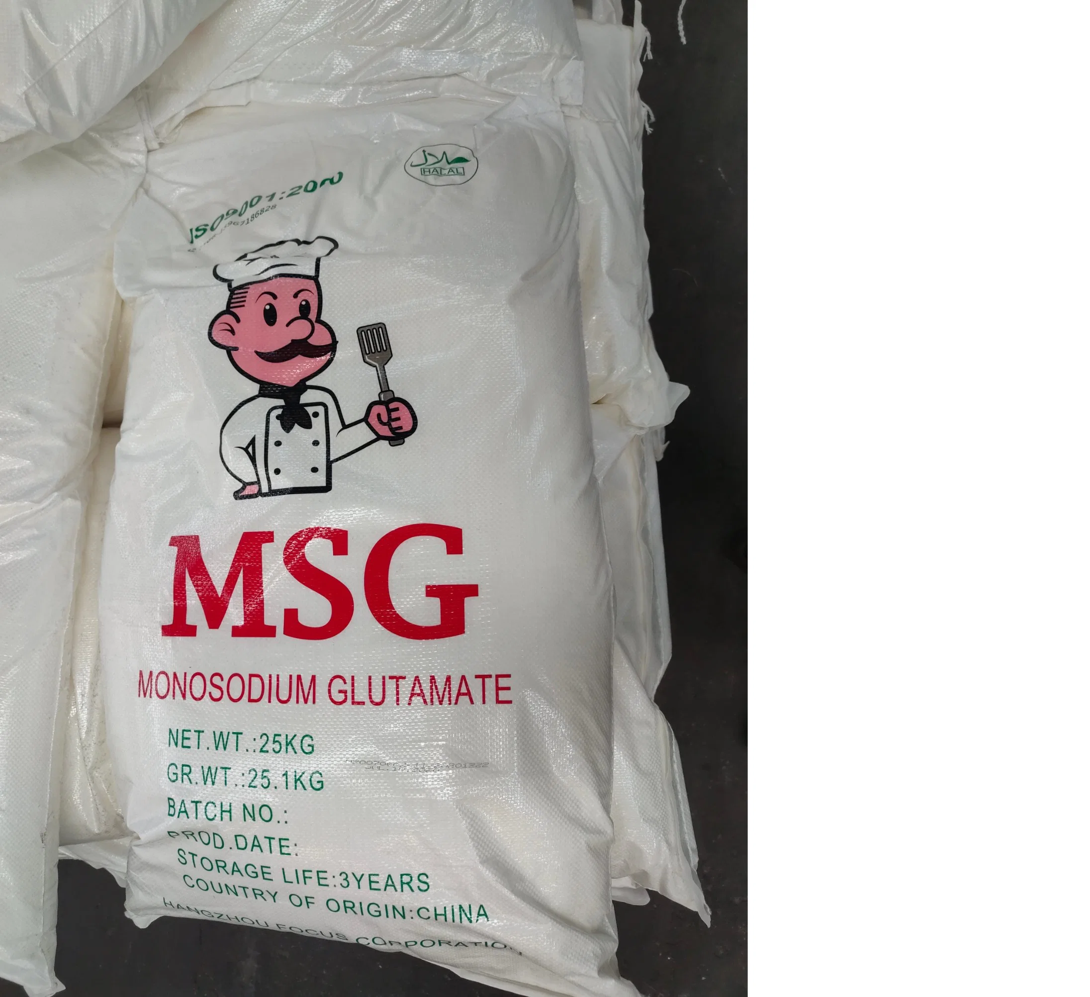 Food Seasoning Crystal Msg Monosodium Glutamate