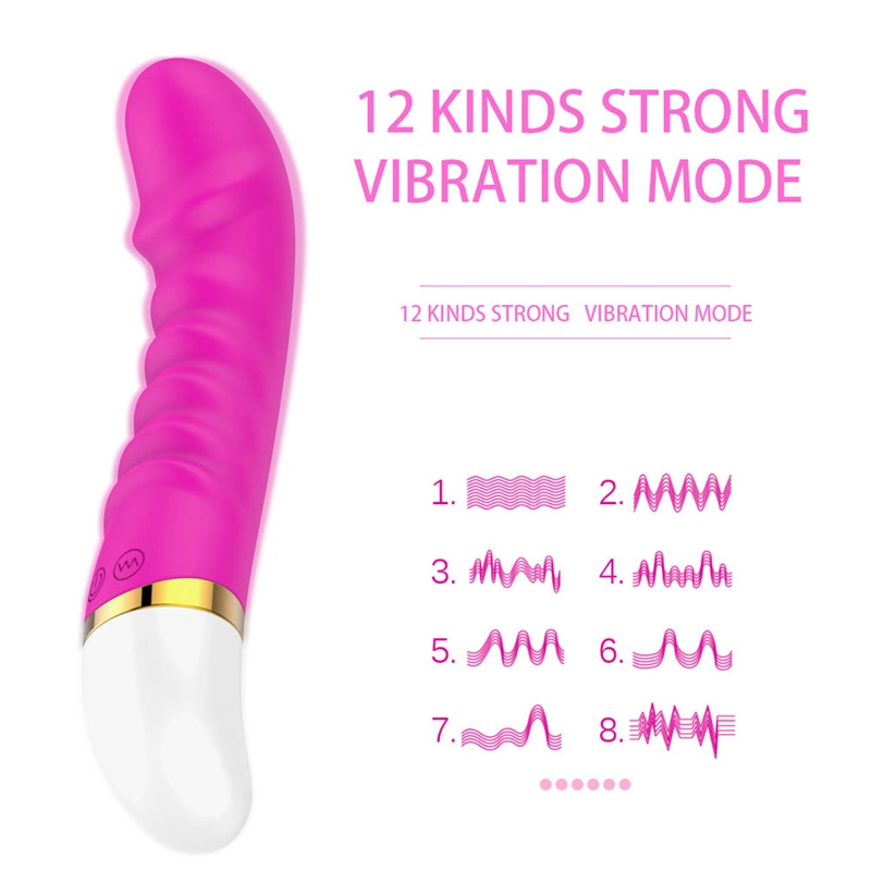 Battery Powered Adult Products G-Spot Dildo Vibrator for Woman Vagina Clit Massage