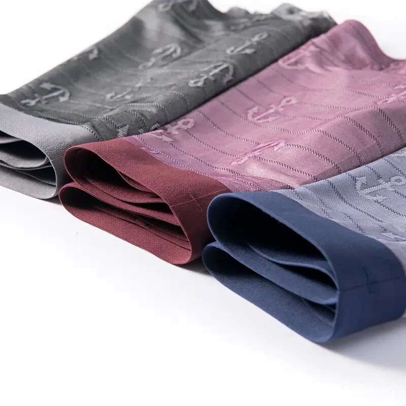 La mens la ropa interior Boxer Briefs estirar diseños personalizados de algodón de 5 pulgadas Inseam el logotipo de los hombres la ropa interior ropa interior para hombres Plus Size