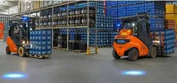 LED Blue Spot Light for Forklift Speed Alert Radar System