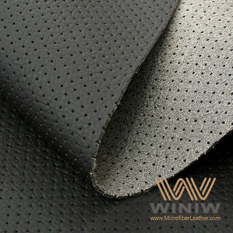 Fashion Popular High Quality Perforated Synthetic Faux Leather Fabric Seat Cover Upholstery