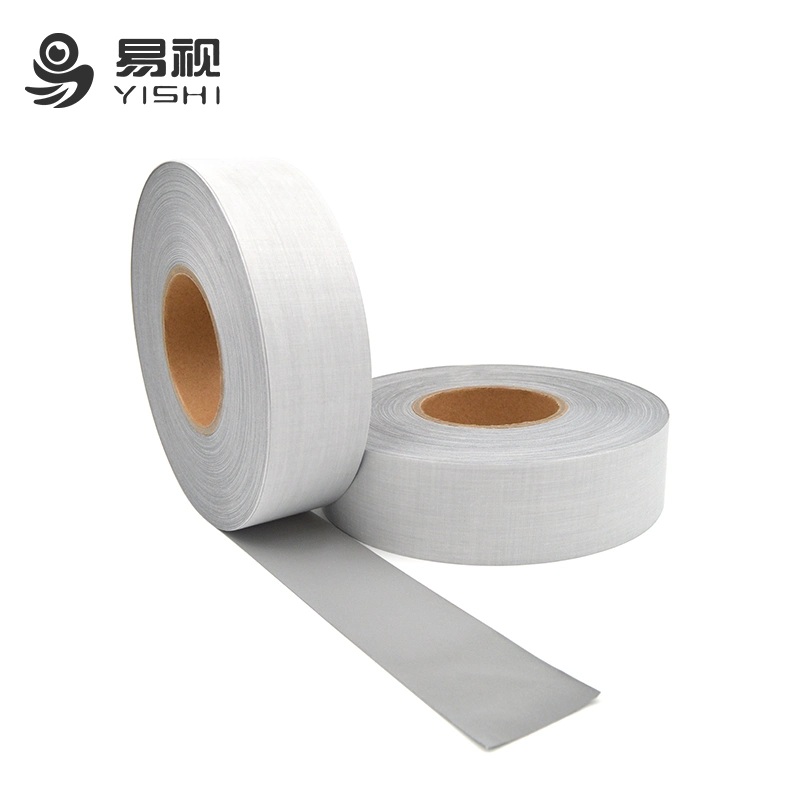 Manufacture Wholesale/Supplier Hot Selling China Security Traffic Polyester Tc Products Silver Clear Reflective