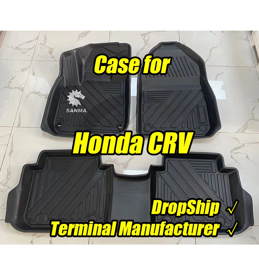 Lots of Wholesale/Supplier Special Car Only TPE Rubber Car Floor Foot Mat for Honda CRV/Zrv/Xrv/Hrv