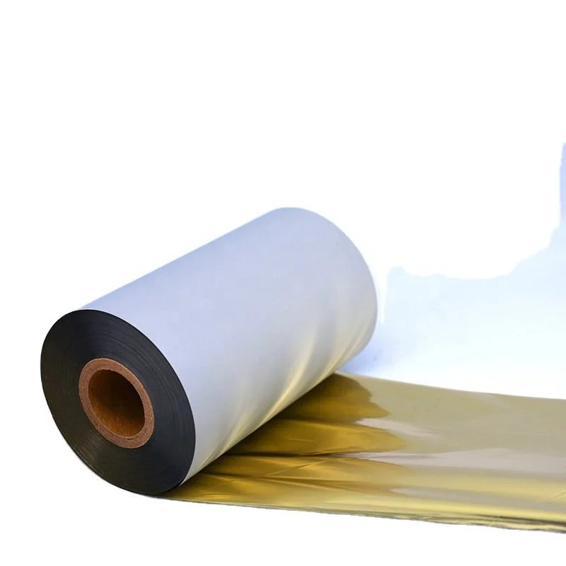 Metallic Color Thermal Transfer Ribbon Gold Shiny Metallic Gold