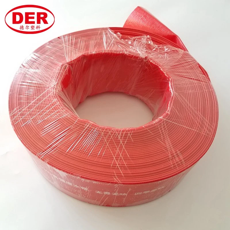 1/ 2/2,5/ 3/ 4inch PVC-Agrarrohr, rot/blau/gelb Pumpe Layflat Entlastung Wasser Garten Schlauch