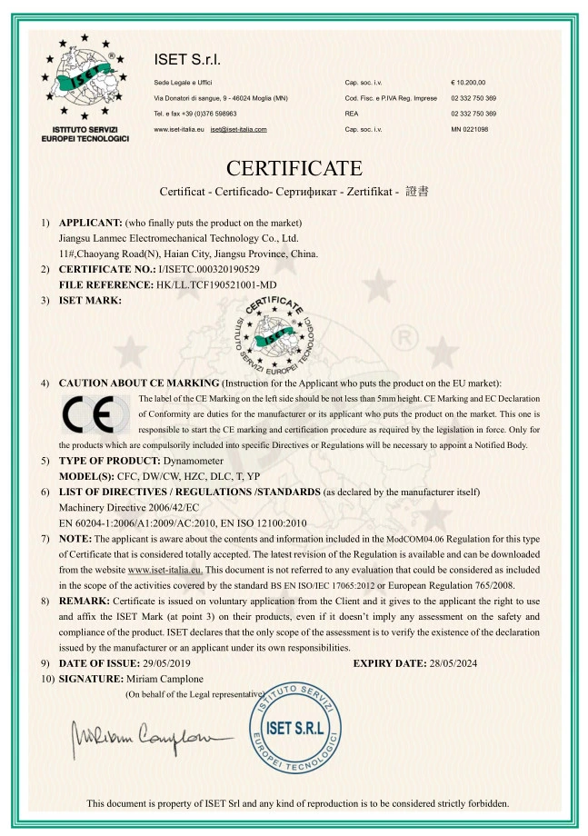 Zj-500ap Disc Torque Sensor Used for Motor Test and Reducer Test