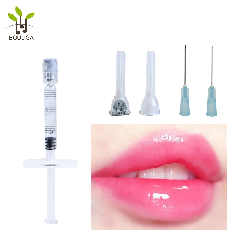 2ml Cross-Linked relleno dérmico de ácido hialurónico relleno inyectable para labio