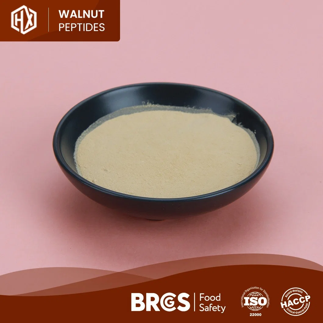 Haoxiang Wholesale/Supplier Custom Food Grade Walnut Peptides Bulk High Purity Walnut Peptide China High Purity Water Soluble Small Molecule Walnut Peptide Manufacturers