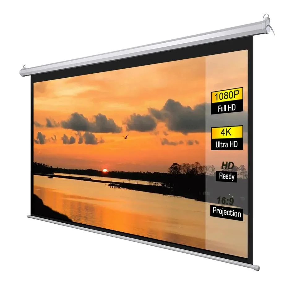 Good Quality Motorized Projection Screen / Electric Screen