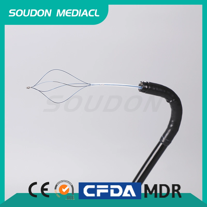 Medical Supplies Disposable Endoscope Instrument Single Use Endoscopy Stone Extraction Basket 1.8/2.3mm Head Openning 25mm or 30mm