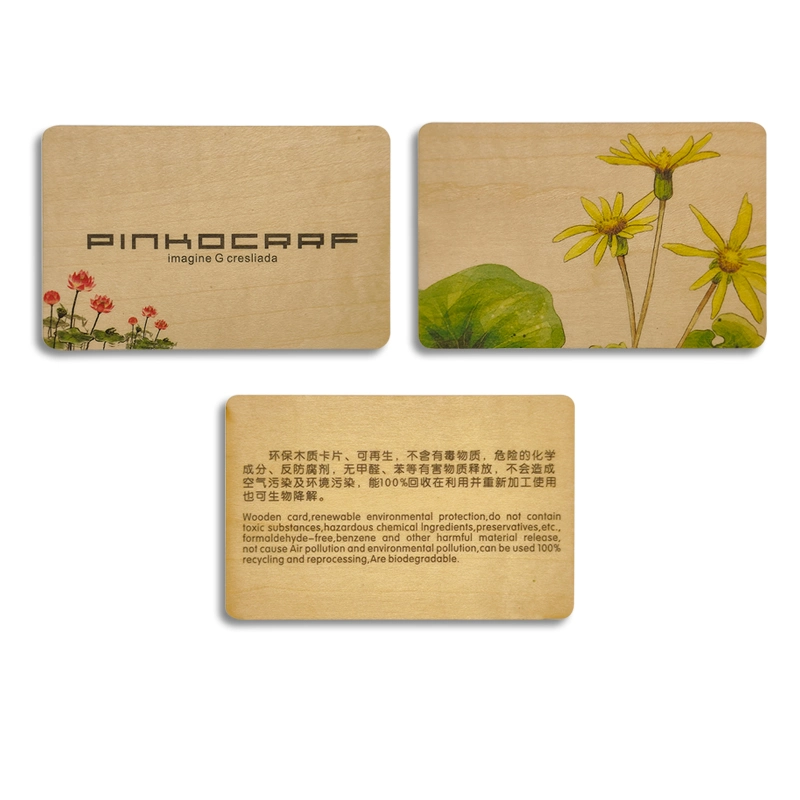 Access Control Proximity Wooden Card (13.56 MHz)