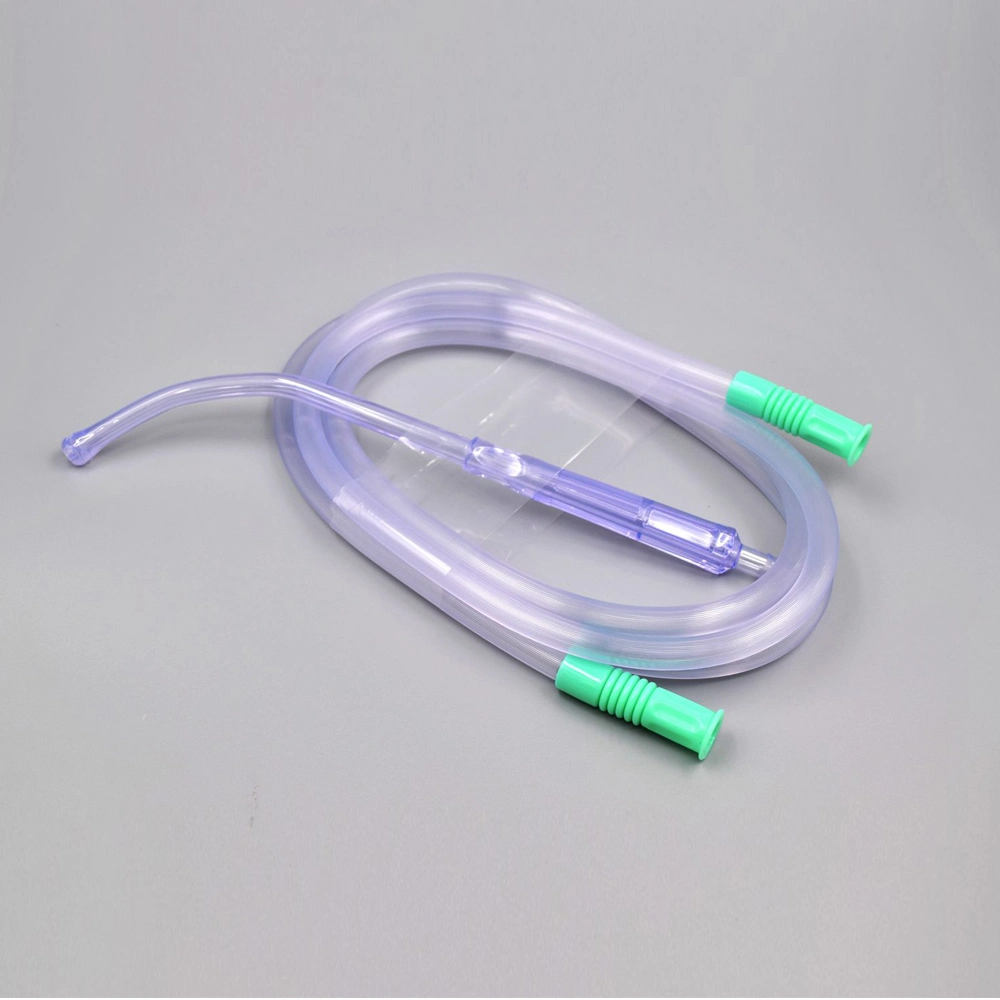Medical Sterile PVC Clear Connection Yankauer Suction Tube with Yankauer Handle