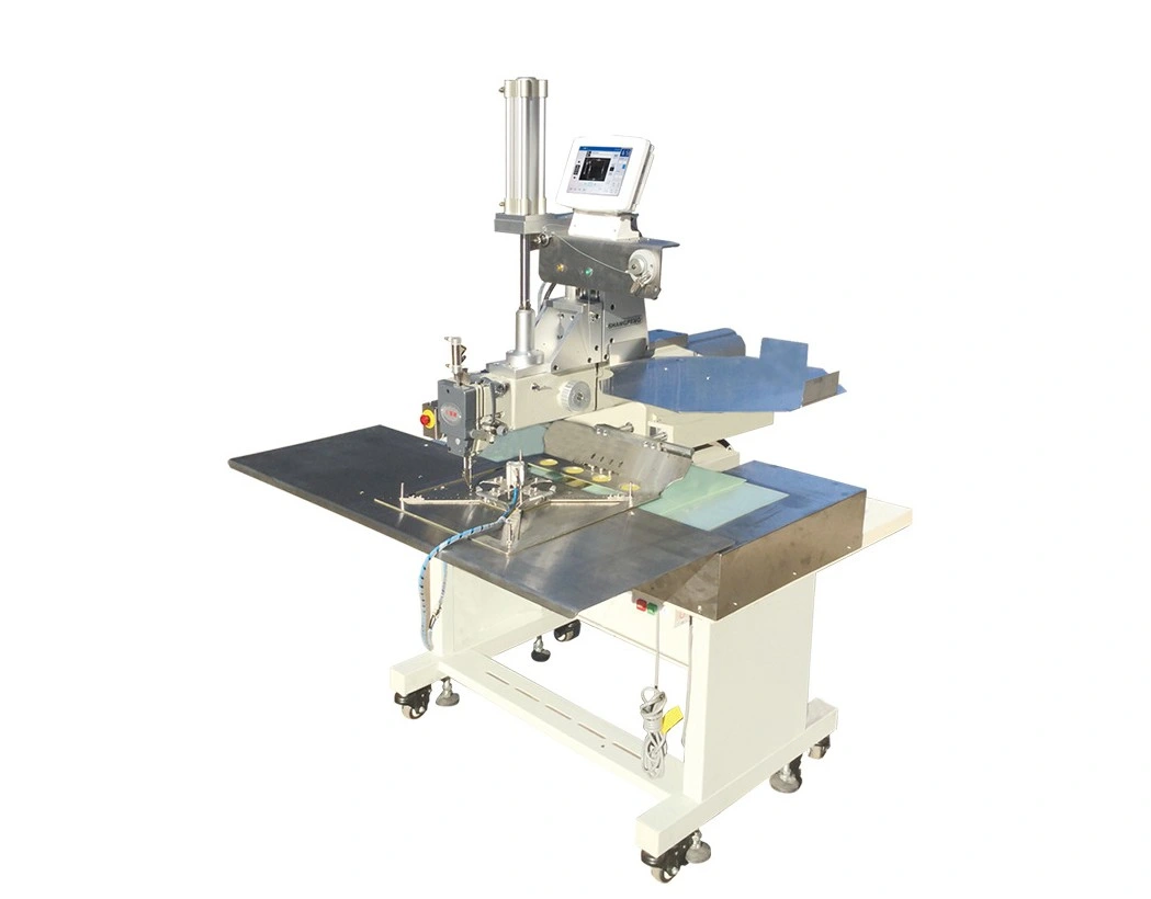 Dispositivo plegable de fondo transversal especial para la parte superior e inferior del ordenador Abertura transversal de material de la máquina de costura automática de la bolsa de contenedor