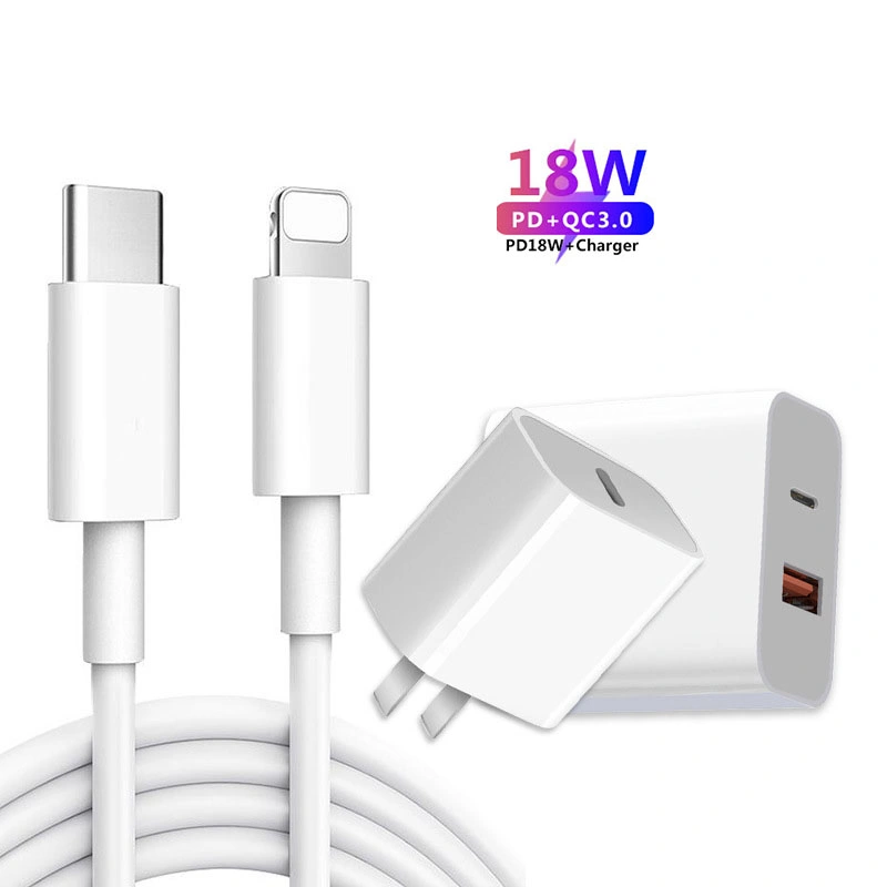 Pd 20W Original cable de datos USB Tipo C para 8 pines USB de carga rápida C Cable 18W para el iPhone 8/X/11/12/12 PRO MAX/12 Mini