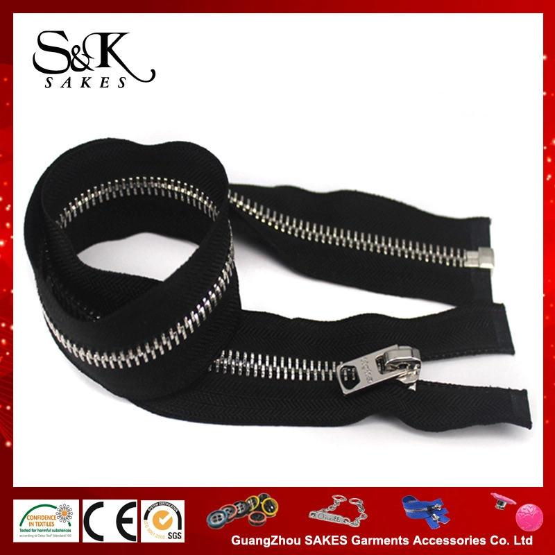 New Products Recycled Design 5# Metal Zipper for Cloth and Bag