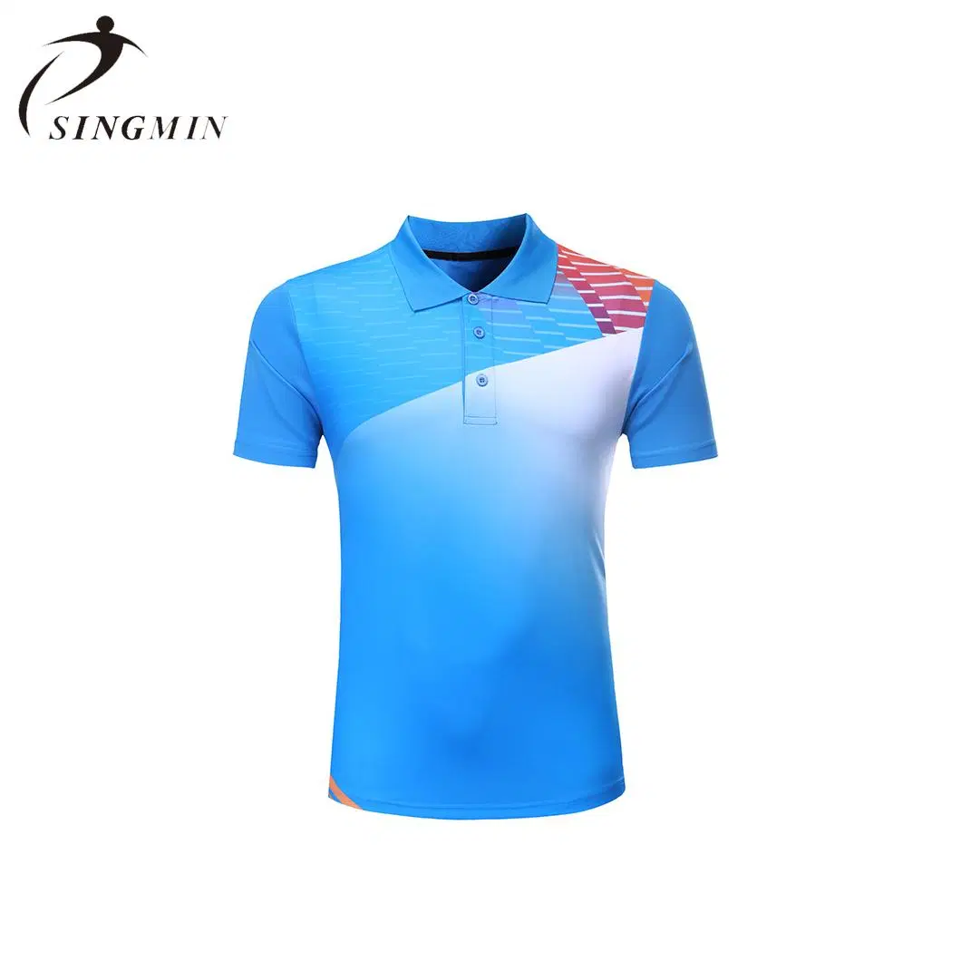 Unisex Polo Shirt Sublimated Badminton Polo Shirt