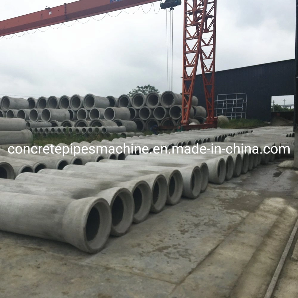 Radial Extrusion Steel Collar Joint Concrete Pipe Making Machine