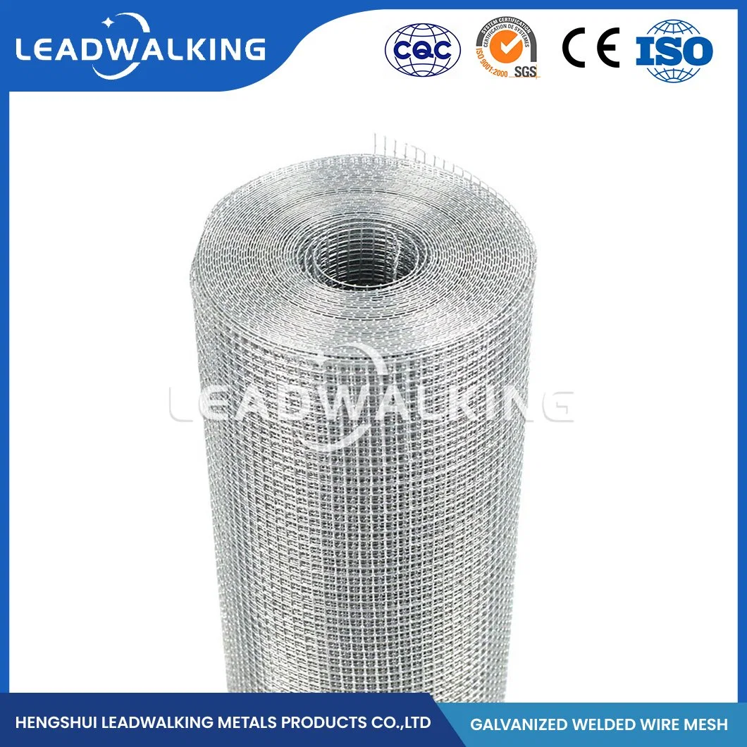 Leadwalking Welded Iron Wire Mesh Suppliers OEM Customized 48 Inch Welded Wire Fence China 1/2"X1/2" Inch Zinc Coated Galvanized Welded Wire Mesh