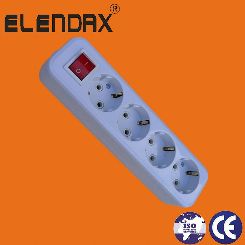 3 Holes Power Strip with Ground with Switch (E8003ES)