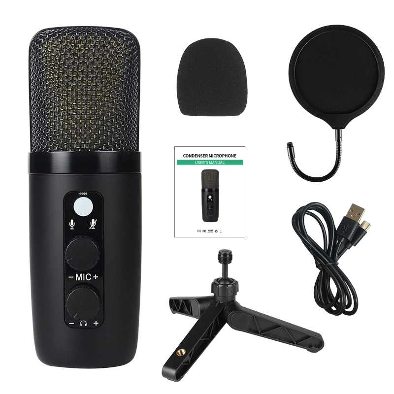 360 Degree Omni-Directional Noise Reduction USB Microphones Conference Microphone Condenser