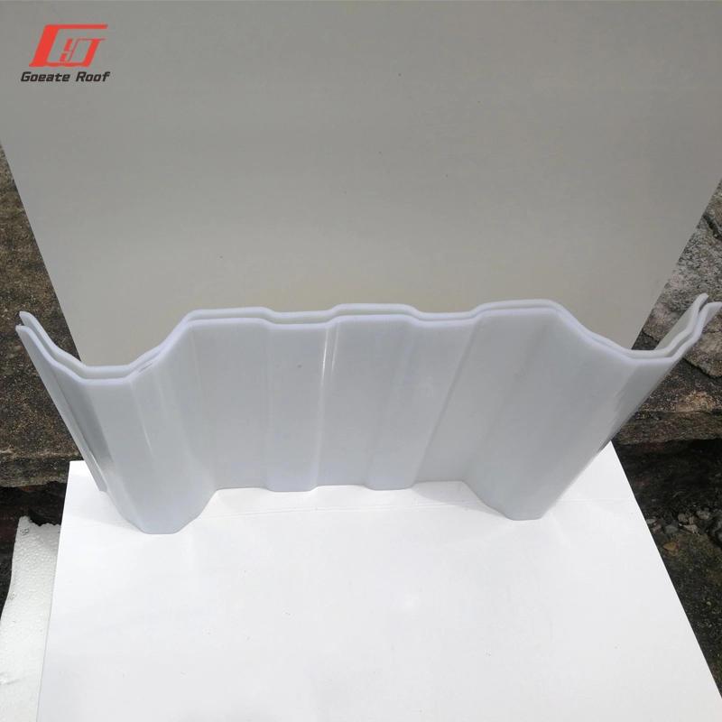 Eco-Friendly Building Material PVC Trapezoid Translucent Roofing Tile for Natural Lighting