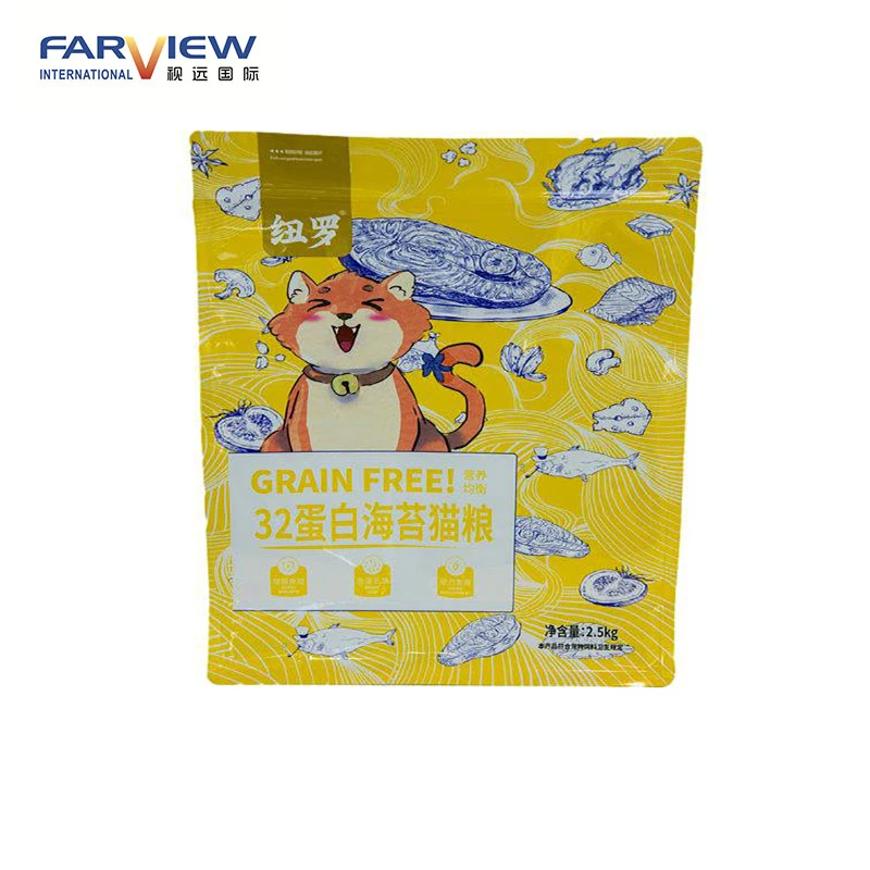 Stand up Flat Bottom Zip Lock Bag Food Pouches Food Packaging Bags
