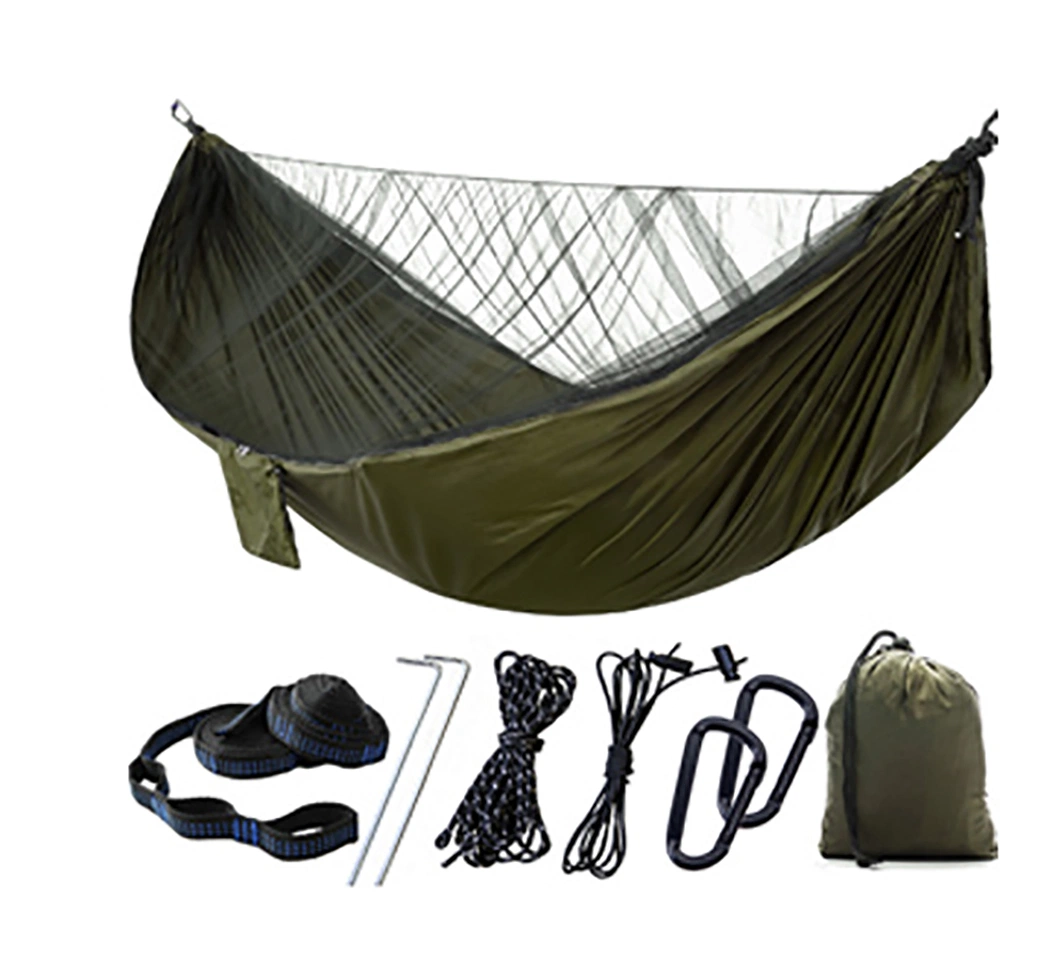 Mosquitera malla Hamaca Camping con Soporte plegable para exterior Comodidad