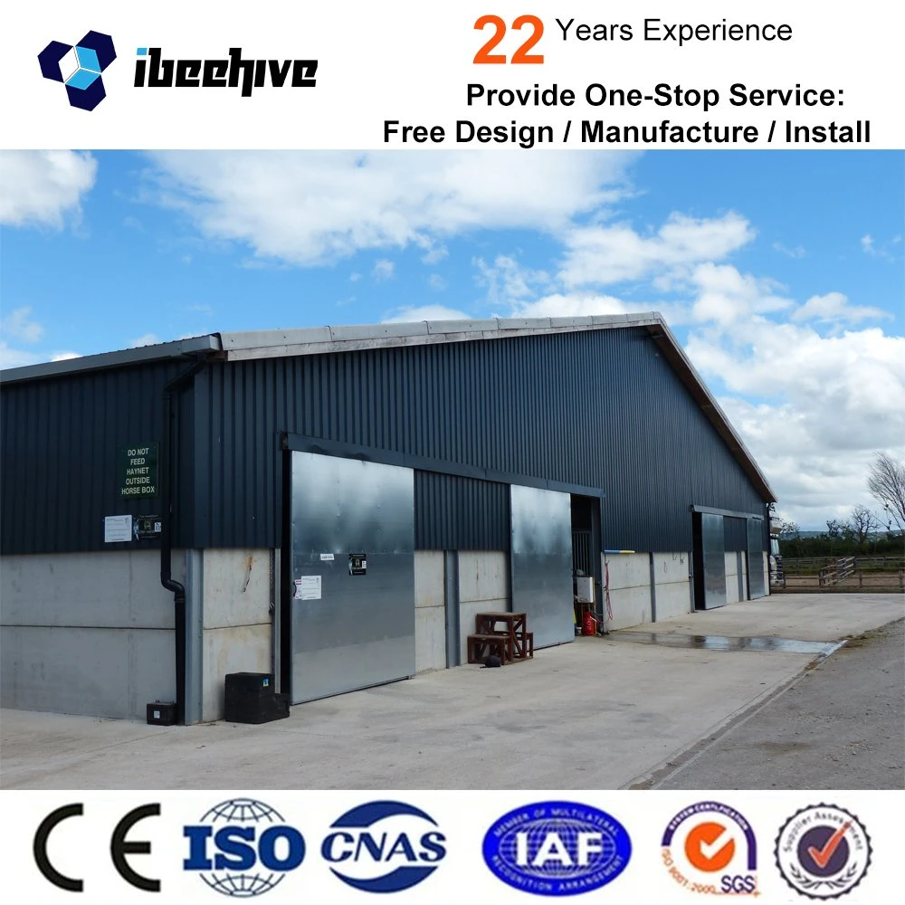 Factory Prefabrication Modern Barn Prefab Steel Frame Office Pre Manufactured Cottages