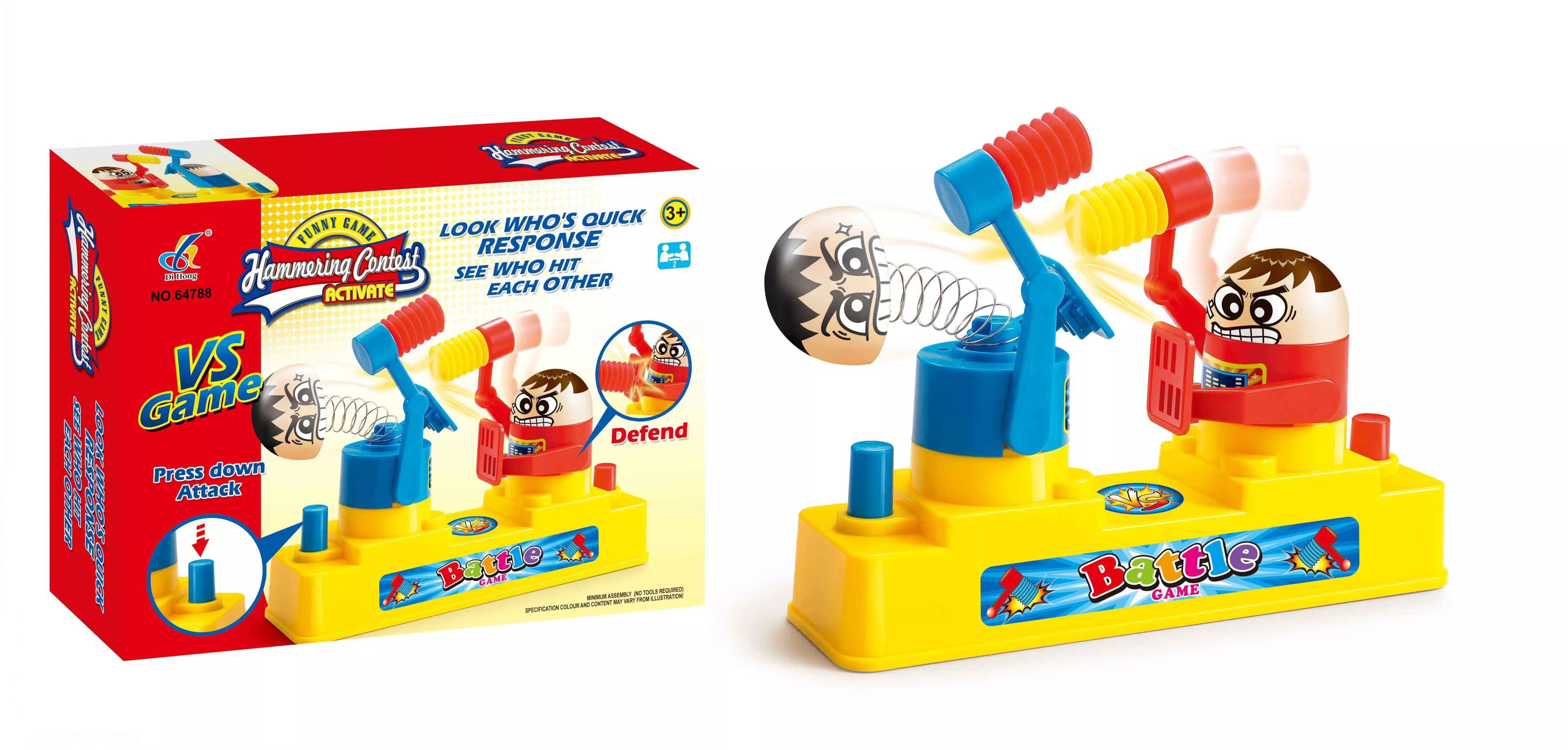 Cadeau promotionnel Drôle de jeu de bataille en plastique de la famille Conseil de jeu intellectuel Jeu Jeu de combat de l'éducation des jouets pour enfants Enfants vs jouets