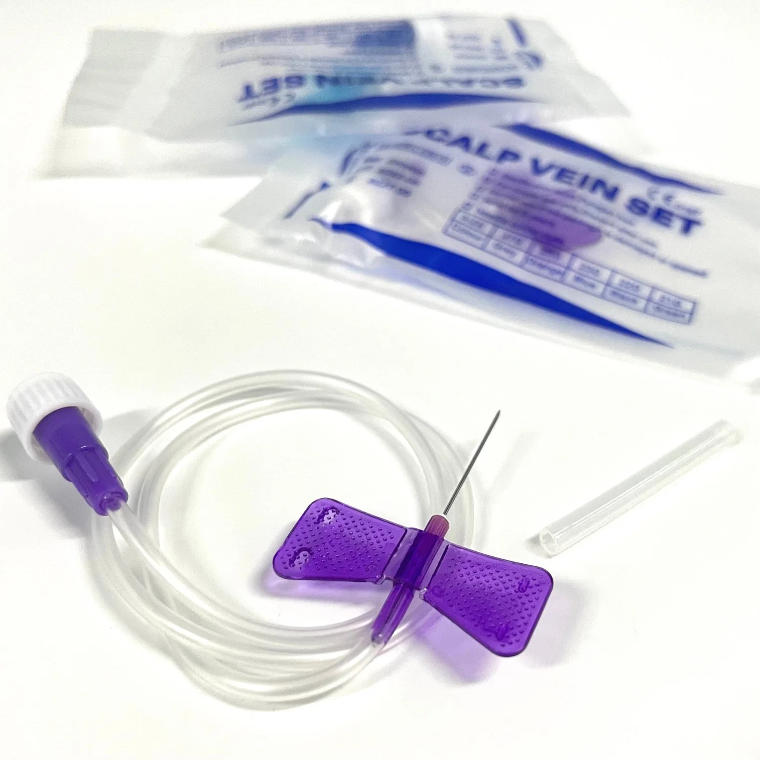 Scalp Vein Set Medical Disposables Infusion Products for Single Use