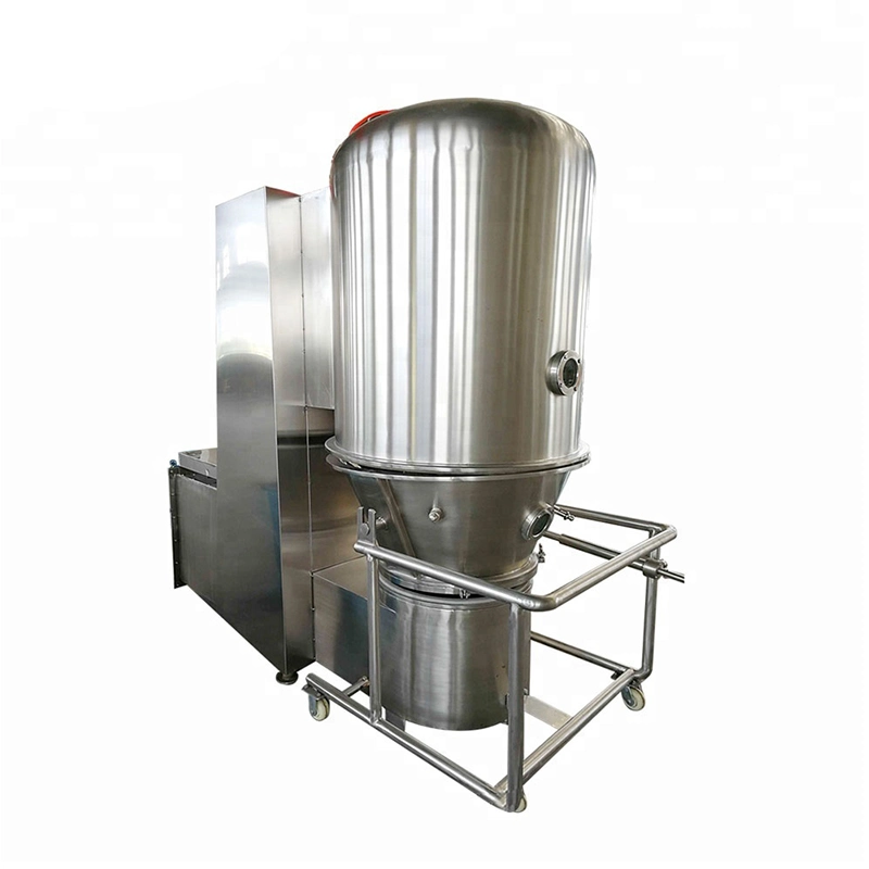 Fluid Bed Granulator Machine Mixing and Drying Instant Granules Solid Power Granulating Coating Boiler Drying Machine