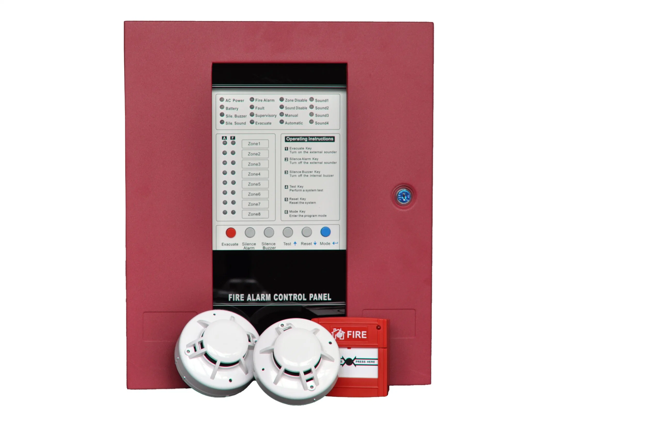 4 Zones Factory Wholesale/Supplier Conventional Fire Alarm Control Panel