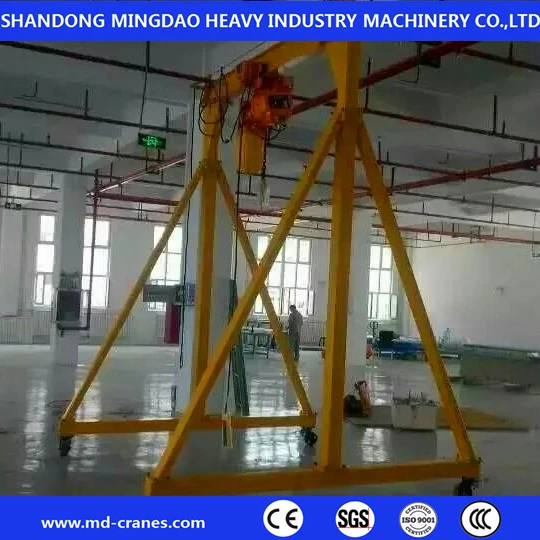 Small Portable Rackless Mobile Workshop 3 Ton 5 Ton 3 Ton Adjustable Height Mini Movable Gantry Crane with Low Price and High quality/High cost performance 